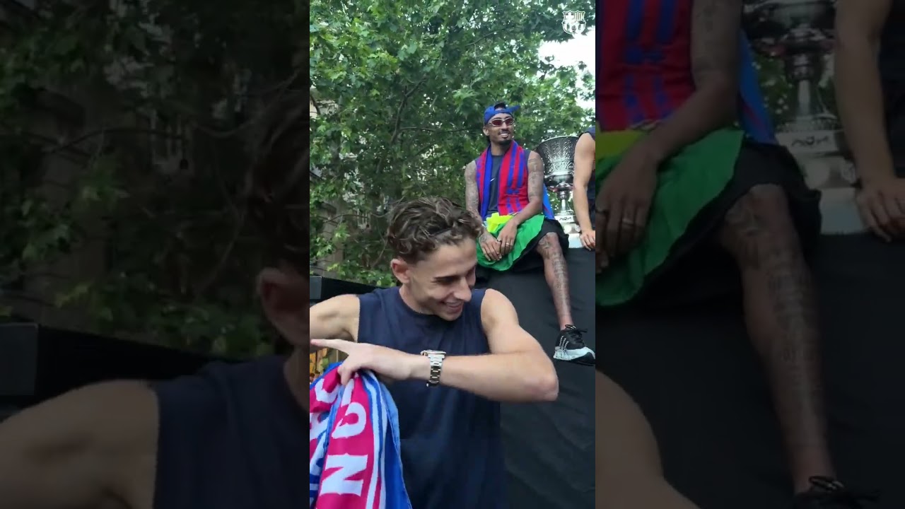 The blooper reel of the season 🤣🎬  #fcbarcelona #shorts