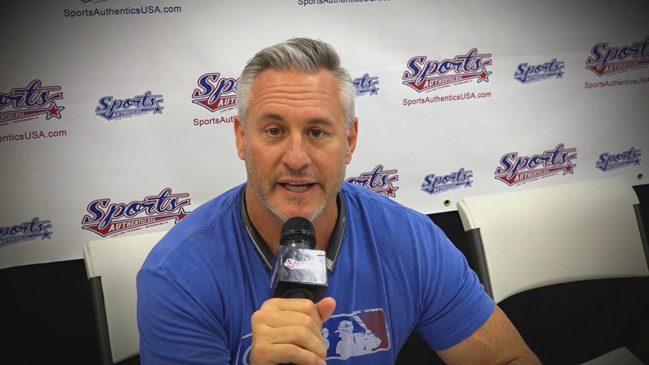 Baseball legend Steve Sax visits SPORTS AUTHENTICS USA YouTube