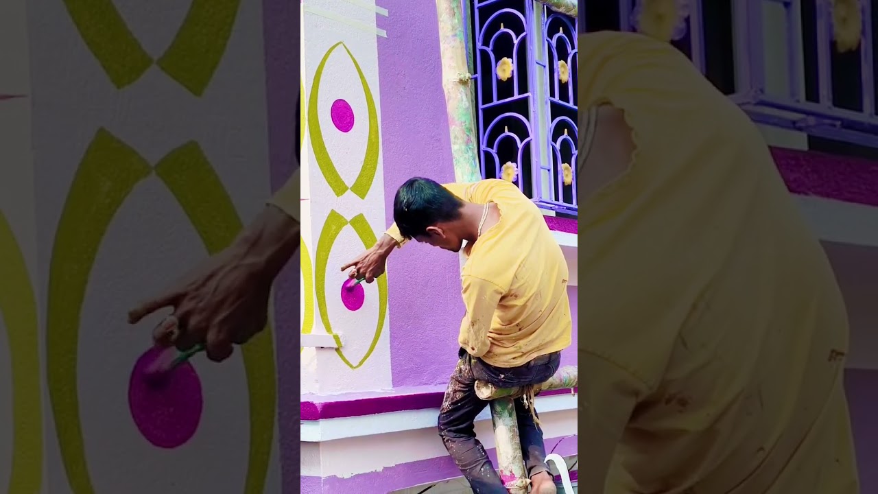 Beautiful Wall Painting Design idea by 