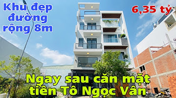 Bán nhà quận 12 | Ngay sát mặt tiền đường Tô Ngọc Vân Cạnh Gò Vấp Phường Thạnh Xuân khu phân lô mới.