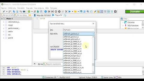 Bài 19  [TIN HỌC 11 KNTT]  Hướng dẫn tạo csdl mới trong heidisql