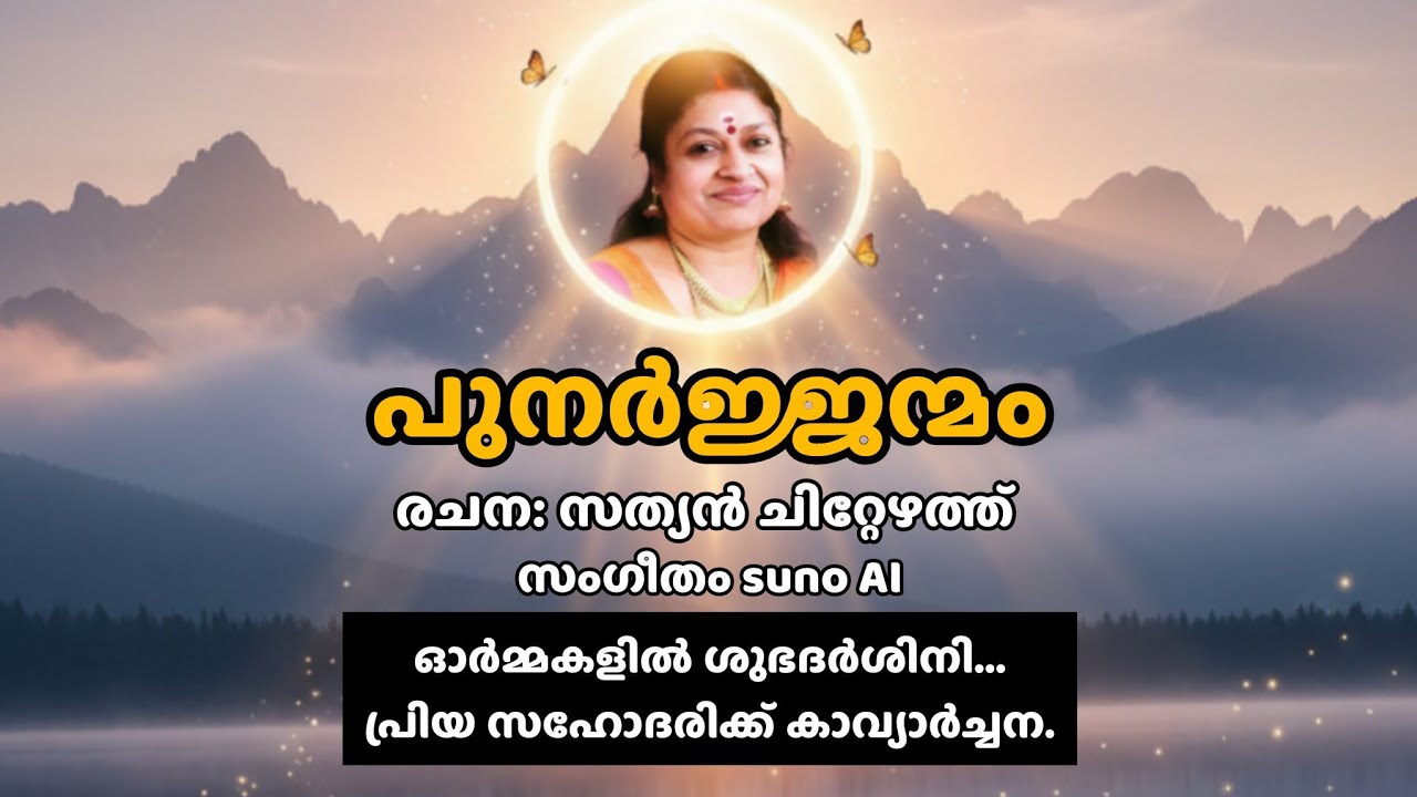 പുനർജ്ജന്മം - പ്രിയ സഹോദരി ശുഭദർശിനിയുടെ ഓർമ്മയ്ക്കായി | സത്യൻ ചിറ്റേഴത്ത്
