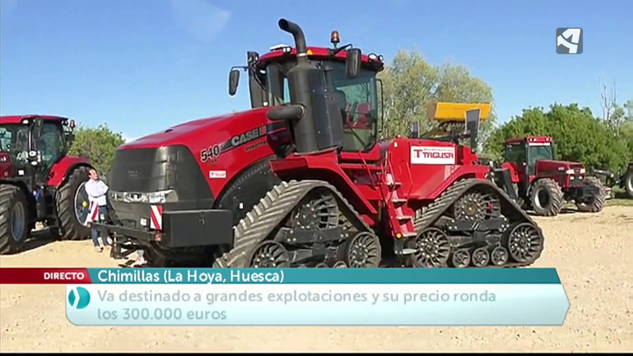 Cerdo jalea crítico Chimillas fabrica el tractor más grande de España - YouTube