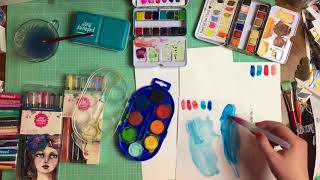 Let&#39;s Talk Water Colors + The Packaging Technique // Long and Rambly!