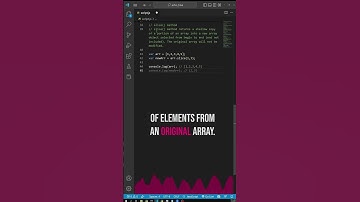 Javascript array methods explained