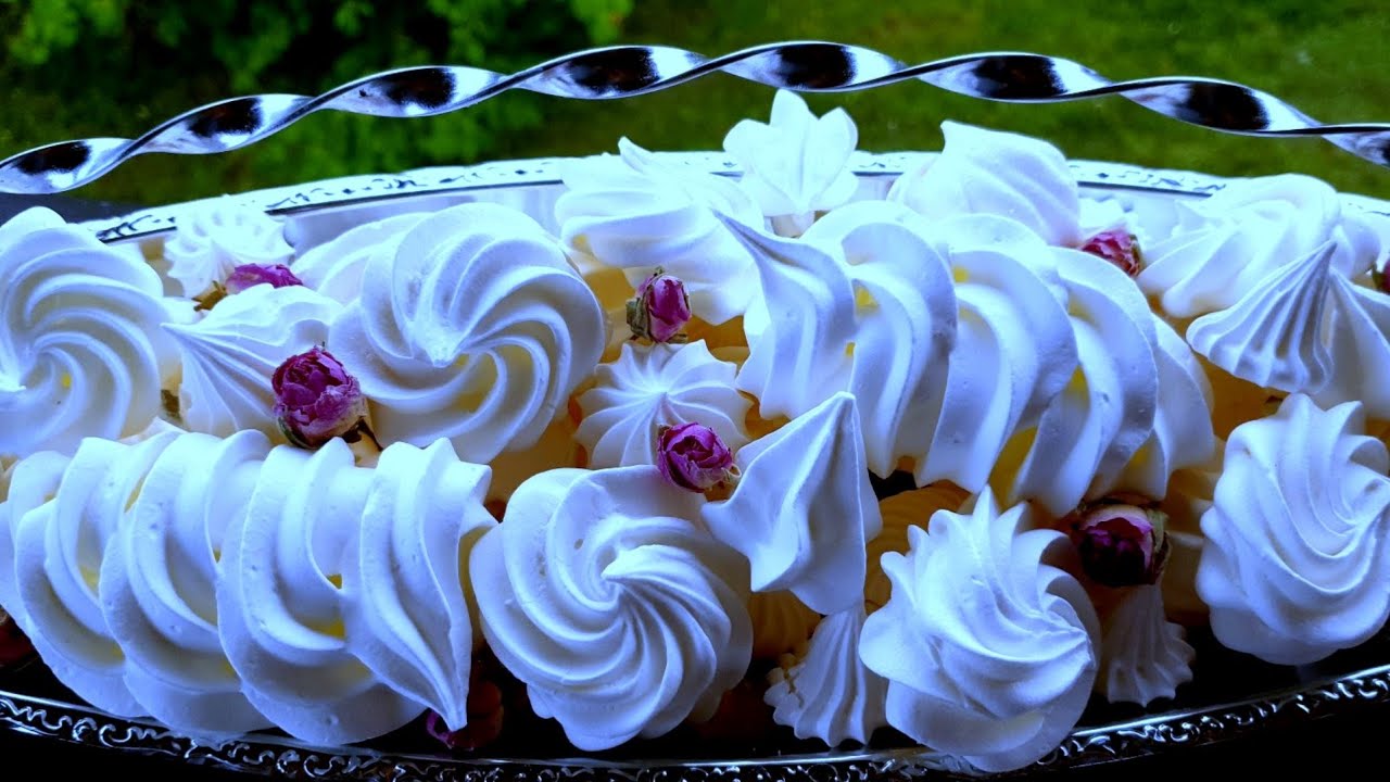 اطيب مورانغ | ميرانغ إيطالي غير ب 2 مكونات فقط! والنتيجة جد رائعة  #meringues #meringuecookies