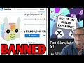 $3,285,692.13 PEGASUS NFT BANNED!? Pet Simulator X is in TROUBLE!