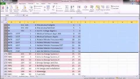 Excel 2010 Ch. 5 Grouping & Subtotals I