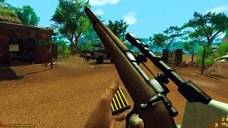 Far Cry 2 Aggressive Sniper Gameplay [Infamous Difficulty,No Damage]