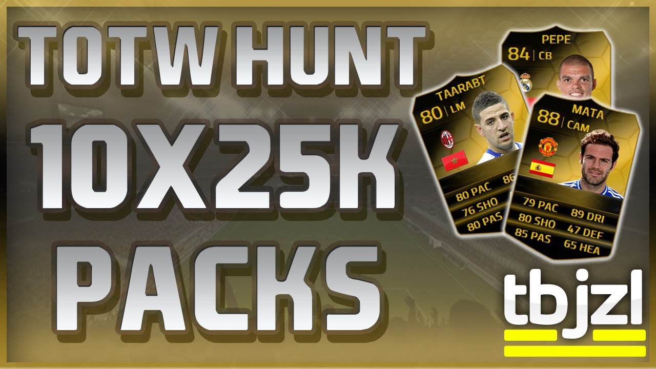 FIFA 14 Ultimate Team - TOTW HUNT 10x25K Packs - "Superstitions Return!"