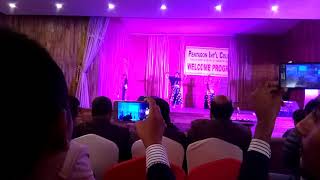 Welcome programme in pentagon girls dancing Oe chyanba