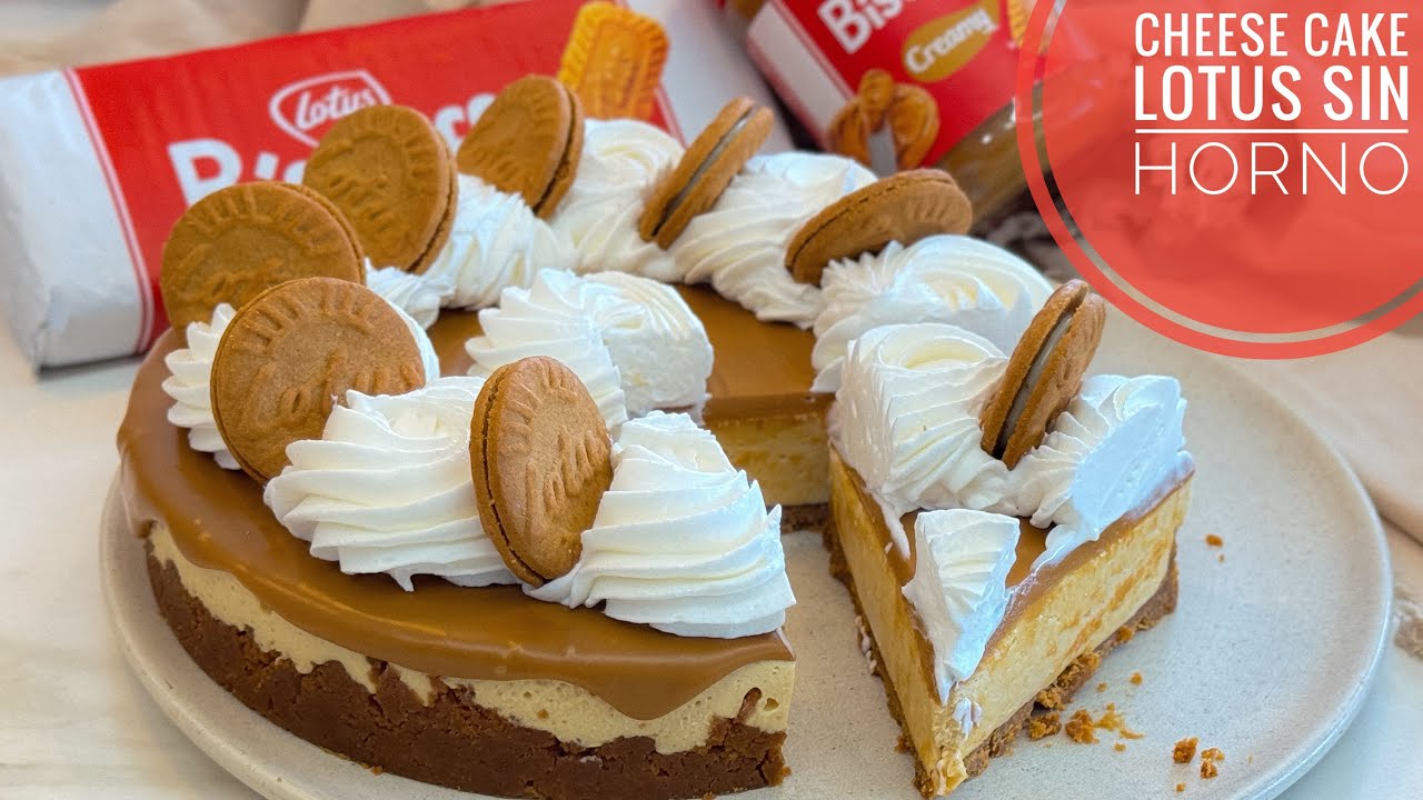 CHEESECAKE DE LOTUS BISCOFF - SIN HORNO