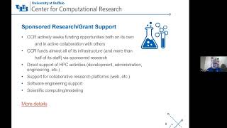 UB Health Sciences: Center for Computational Research