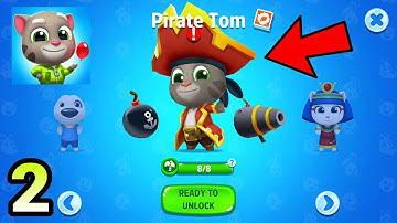Talking Tom Splash Force - Unlock Pirate Tom #2