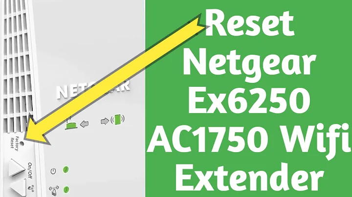 How to Reset Netgear Ex6250 Ac1750 Wifi Mesh Extender? Netgear Extender Factory Reset Guide