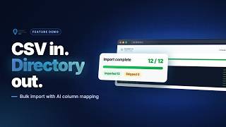 Import Business Listings from a CSV with AI Column Mapping | Smart Directory Pro