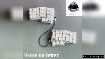 Corne V4.1 Split Ergonomics Hot-swappable MX Mechanical Keyboard Wired South RGB VIAL fully rogramma