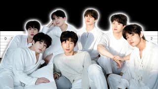 Bts - Louder Than Bombs Easy Guitar Tabs Tutorial