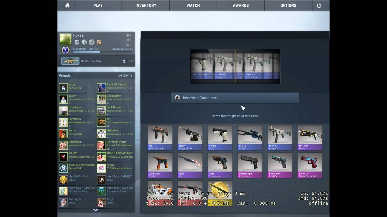 CSGO UNBOXING #1 - YouTube