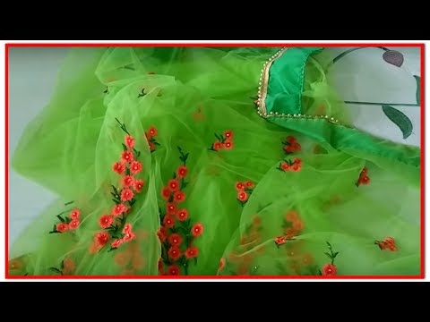 Embroidery Net Saree From Amazon || Pretty Color || NEt Saree | Awesome Cute