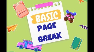 TLE G7 ICT MATATAG | BASIC PAGE BREAKING | MICROSOFT WORD |