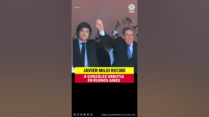 Javier Milei recibe a González Urrutia en Buenos Aires