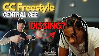 CENTRAL CEE DISSING??!! CENTRAL CEE - CC FREESTYLE Reaction