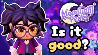The PURPLE AESTHETIC in Moonlight Peaks is everything! Let's take a FIRST LOOK!