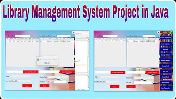 Library Management System Project in Java & MYSQL || Complete Project in one Video with Source Code