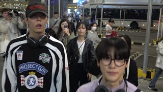李俊成Lee JunSeong(이준성)、申成浩Shin SeongHo(신성호) Hong Kong Airport Arrival 20231123 (Incheon→Hong Kong)