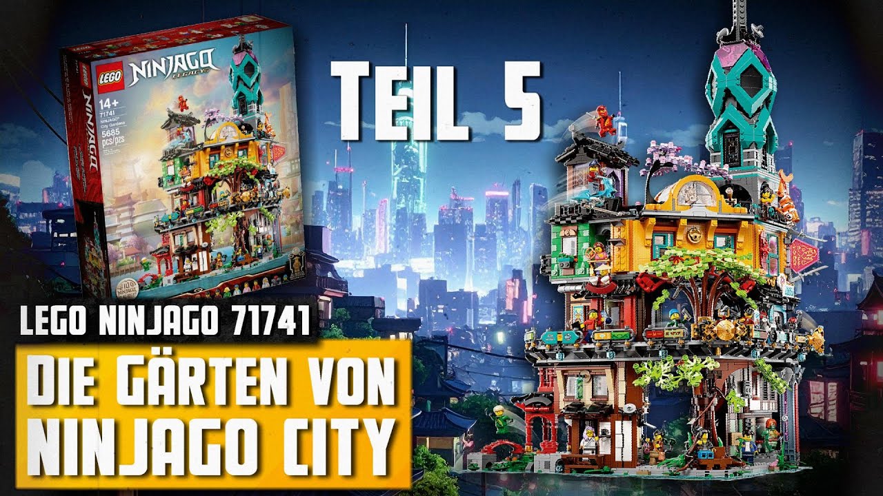 LEGO NINJAGO 71741 - Die Gärten von NINJAGO City (2021) | Aufbau - Live-Bauen #5