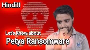 Petya Ransomware Attack on my Computer!!!! Explained in Hindi!!!