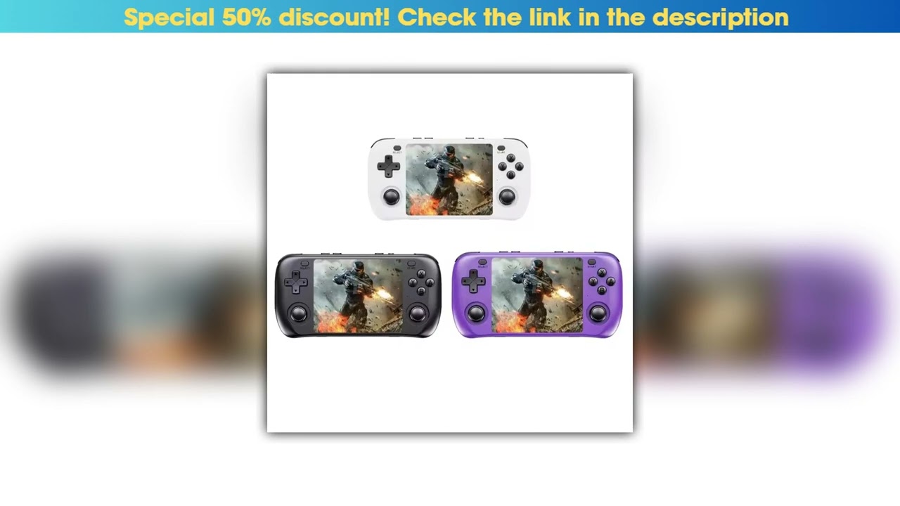 Review SMART DUDE 2025 new console H36S A133P Retro Handheld Viedo game console Batocera System 3.5