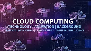 cloud computing animation background videos | cloud computing stock video footage 4K HD | technology