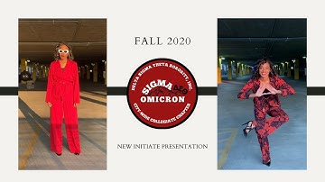 Fall 2020 Sigma Omicron NIP Video