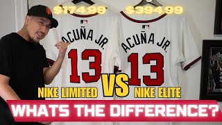 MLB NIKE LIMITED VS NIKE ELITE JERSEY | WHAT'S THE DIFFERENCE |