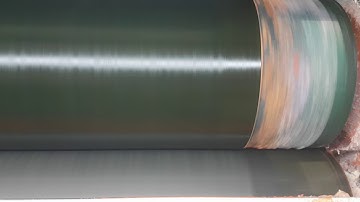 video about anilox and applicator roll first at 100m/min and then at 300m/min