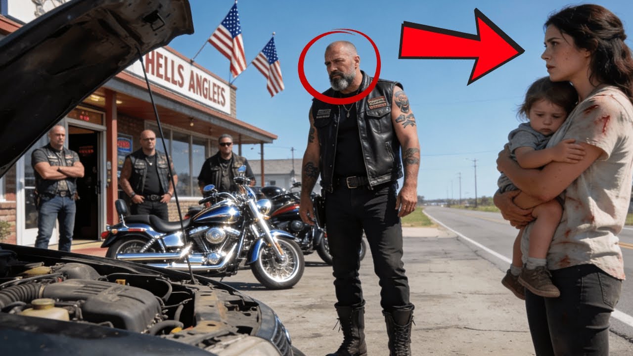 Her Car Died Outside a Hells Angels Bar — What One Biker Did Next Stunned Her