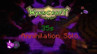 35s Annihilation Solo | Wynncraft Speedrun