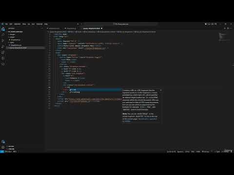 Create a Multi Level Dropdown Menu using HTML, CSS and JavaScript - Part 1
