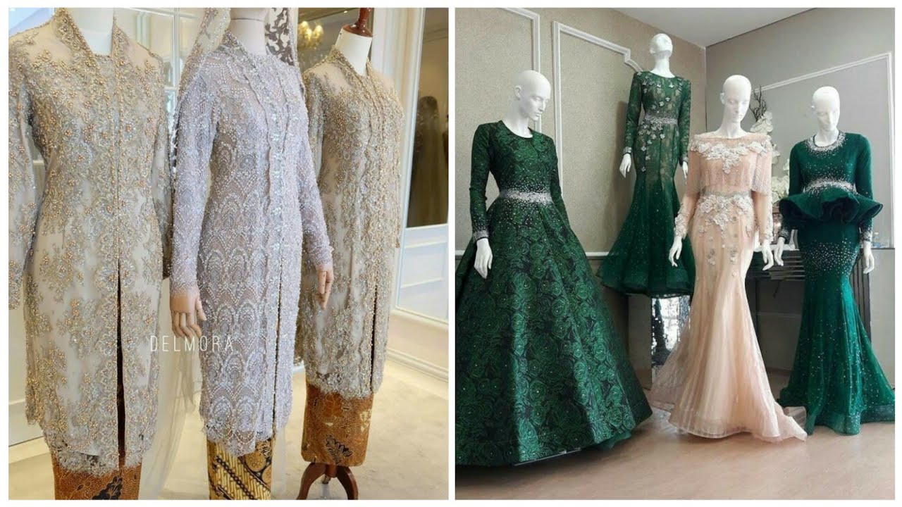 21 Model  Gamis  Dan Kebaya  Pesta Modern Terbaru di Tahun 