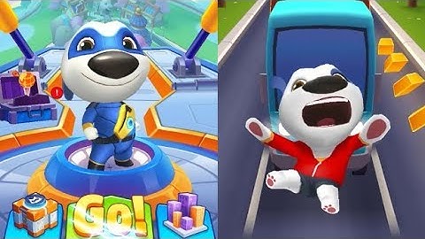 Hank Talking Tom Hero Dash VS Talking Tom Gold Run (iOS, Android)