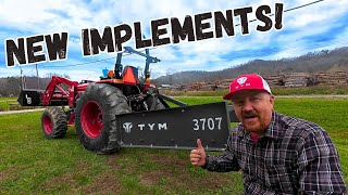 TYM Now Has Implements and We Have ONE!!! - TYM / Ironcraft 3707 Dual Blade Grader