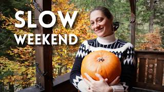 Chanterelles, Plum Strudel and Quiet Time - Simple Autumn Days in the Italian Alps - Silent Vlog