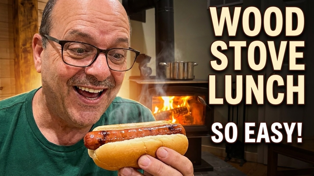 Wood Stove Cooking in My Off-Grid Cabin - YouTube