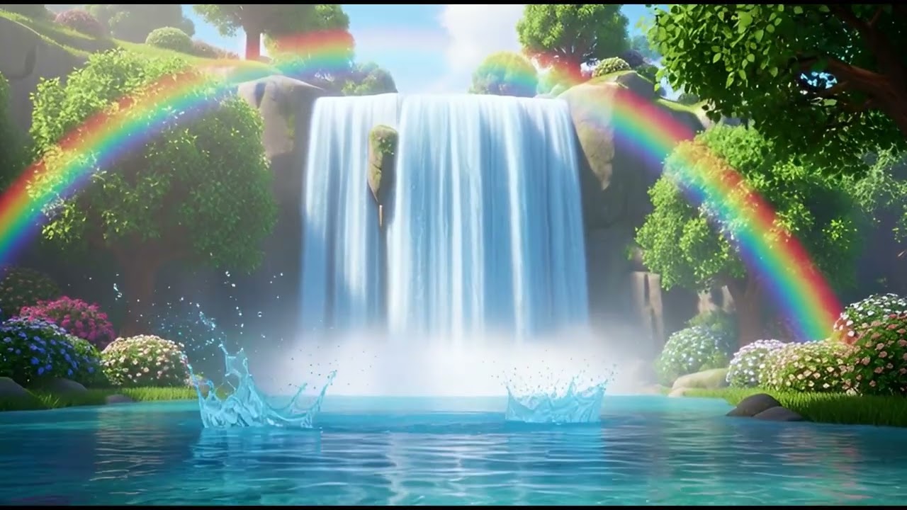 Heavenly Islamic Nature Scenery | No Humans | 3D Peaceful Paradise Animation 