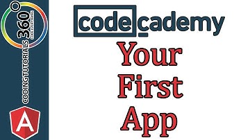 Your First App: AngularJS Codecademy