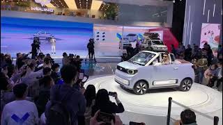 2022 WULING HONGGUANG MINI EV Cabrio Soft Top Concept Electric Car GSEV Debut in 2021 Auto Shanghai screenshot 4