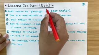 Operating Systems - SJF Scheduling with Example - GATE Exam screenshot 4