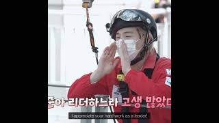 Suga Respect His Leader bts suga rm yoongi namjoon